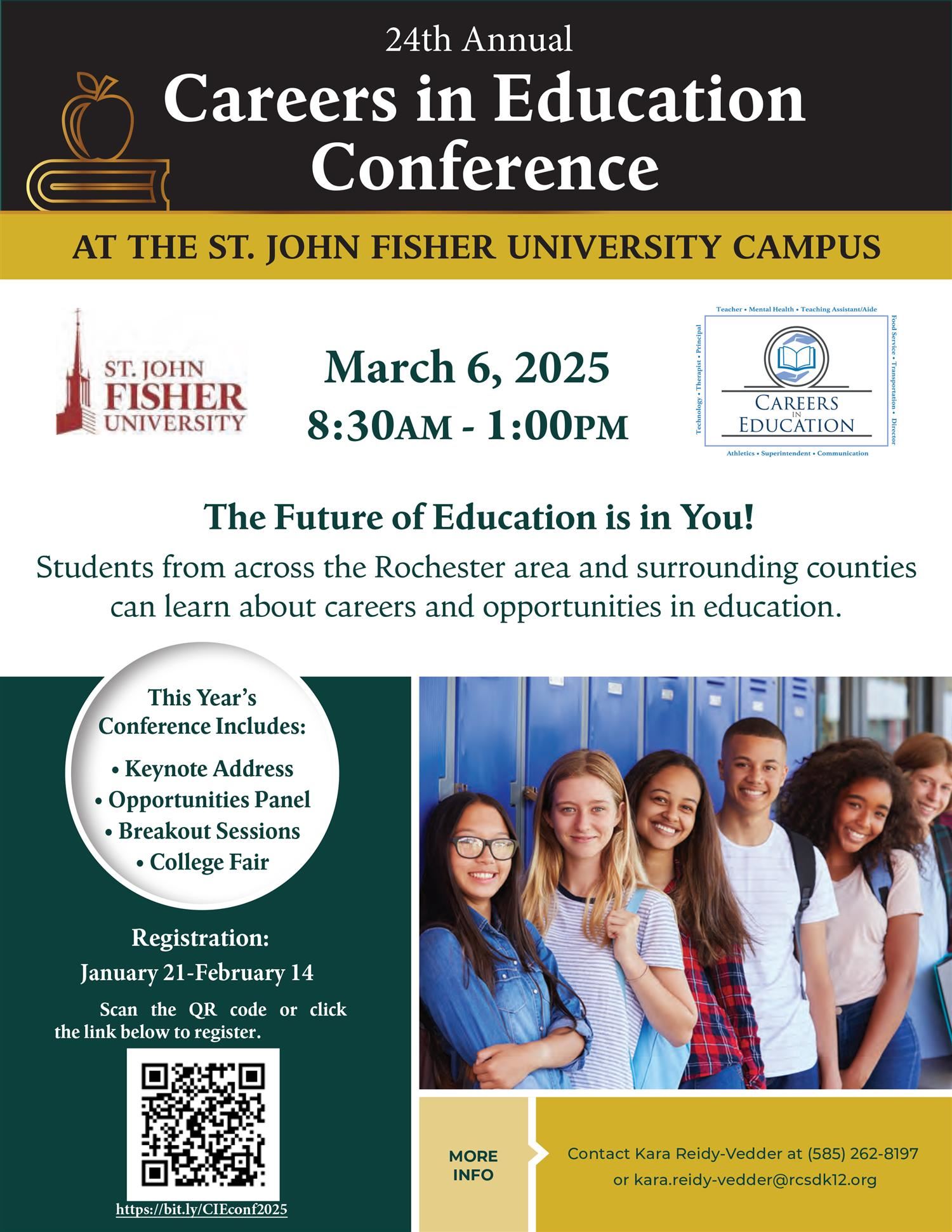 Register for the 2025 Careers in Education Conference